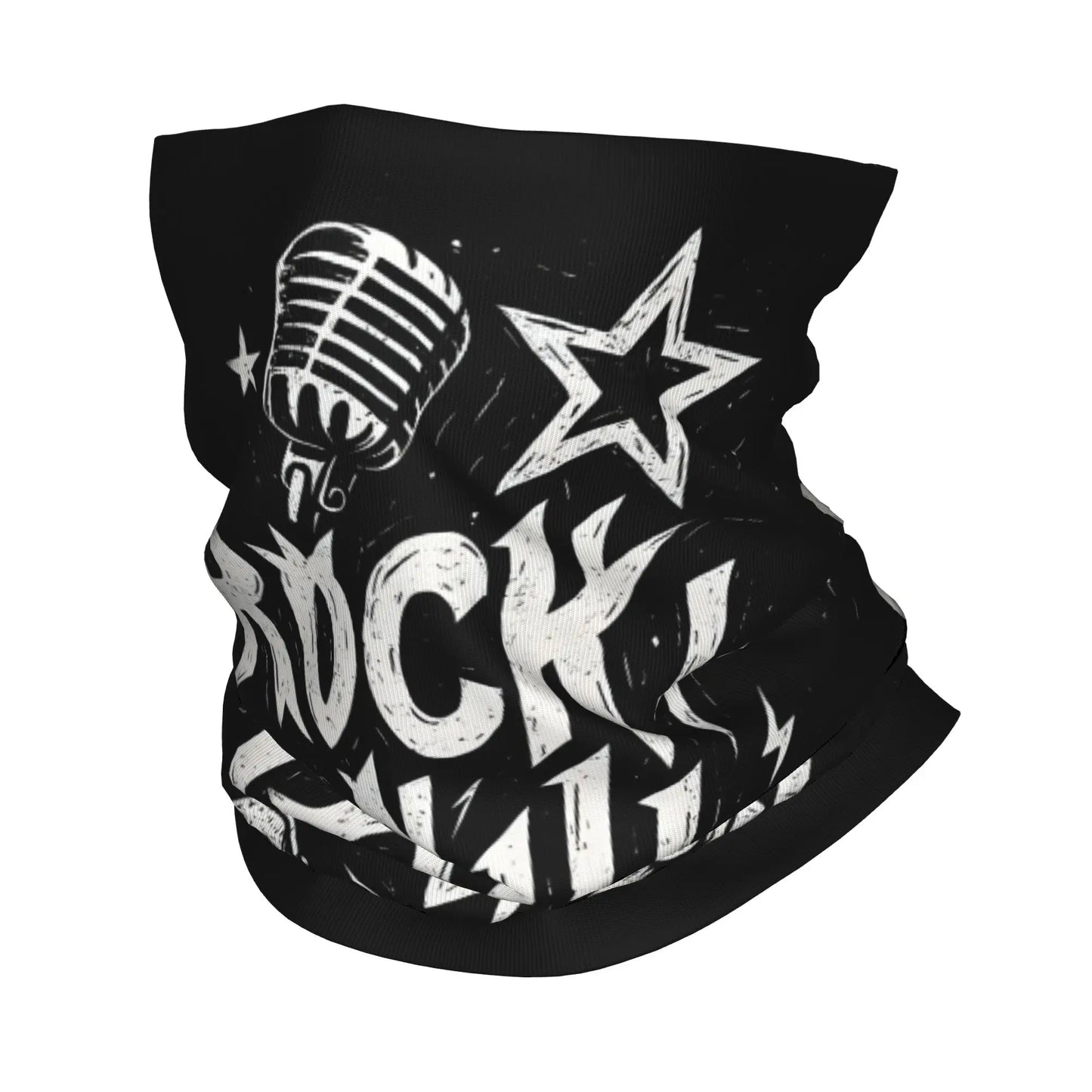 Rock & Skull Graphic Tube Bandana Neck Gaiter – Unisex Face Cover & Balaclava | 24 Designs