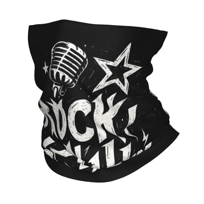 Rock & Skull Graphic Tube Bandana Neck Gaiter – Unisex Face Cover & Balaclava | 24 Designs