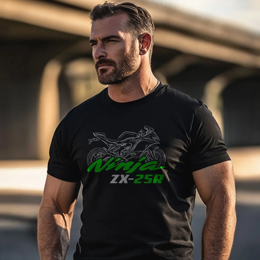 Motorcycle Graphic Cotton T-Shirt – Streetwear Edition