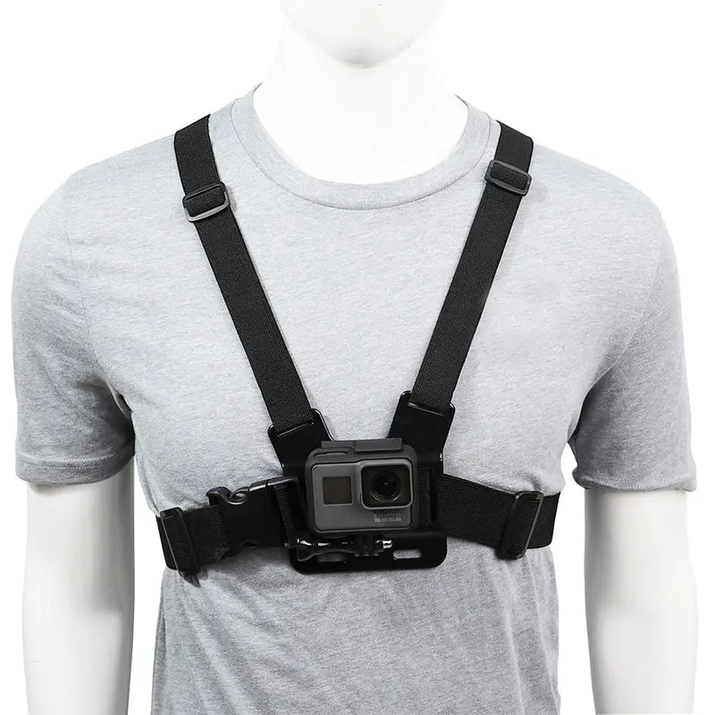 Chest Strap Mount Harness for Action Camera – Universal Fit, Hands-Free Filming