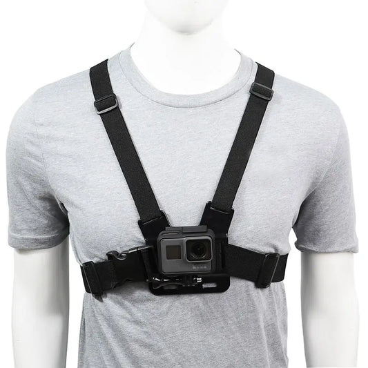 Chest Strap Mount Harness for Action Camera – Universal Fit, Hands-Free Filming