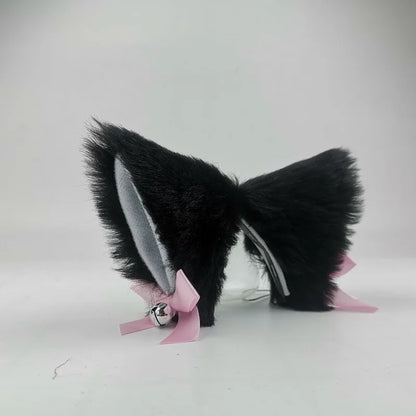 Plush Motorcycle Helmet Cat Ears