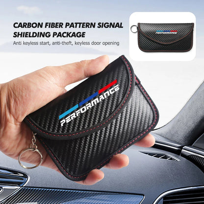 Performance Car Key RFID Blocker Pouch – Carbon Fiber Signal Blocking Wallet