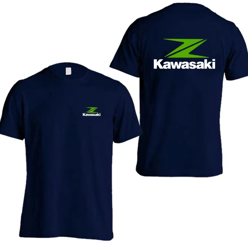 Motorcycle Logo Cotton T-Shirt – Unisex Street Casual Tee