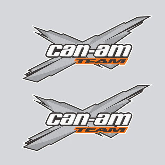 ATV Racing Team Vinyl Sticker Set – 2Pcs Premium Decal for Quad, Snowmobile & Off-Road