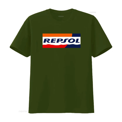 Racing Livery Graphic Print Cotton T-Shirt – Unisex Moto Fan Tee
