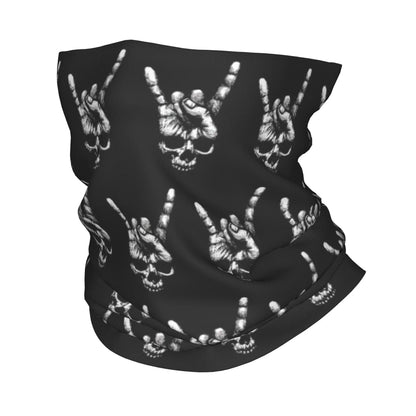 Rock & Skull Graphic Tube Bandana Neck Gaiter – Unisex Face Cover & Balaclava | 24 Designs