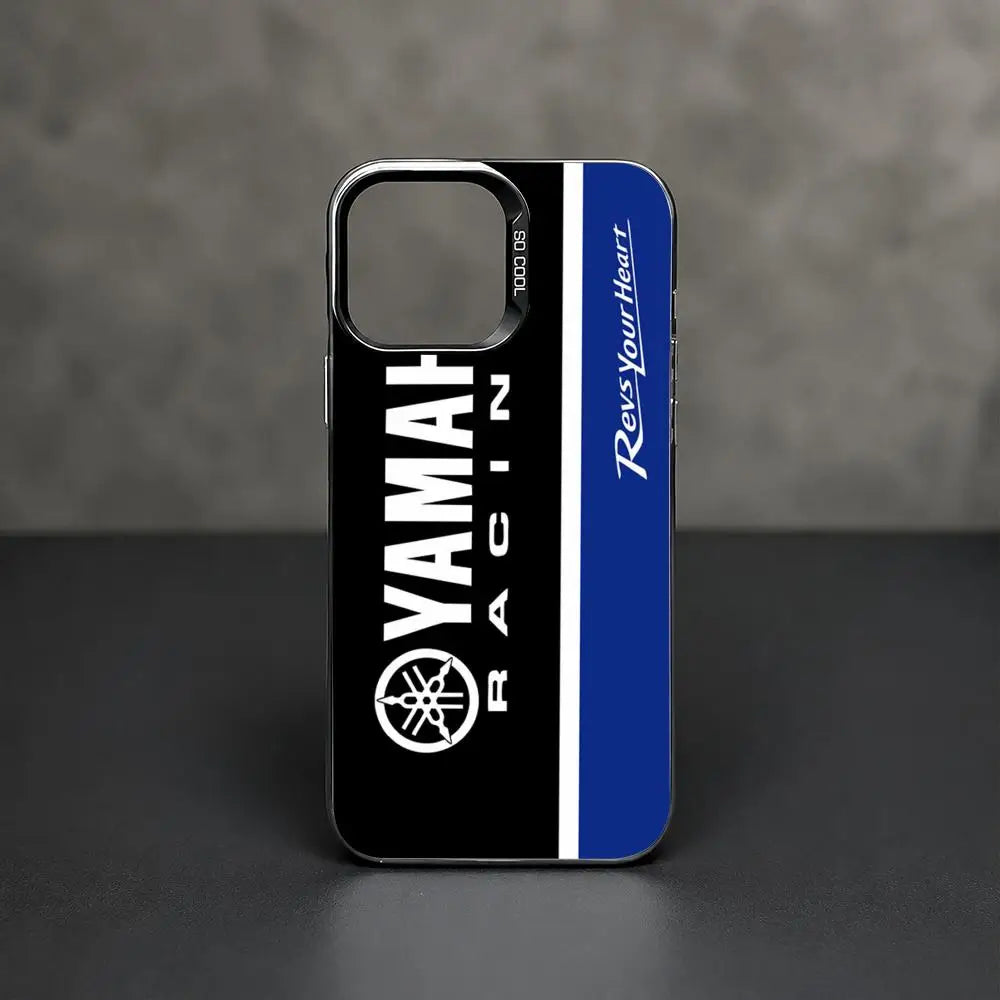 Motorcycle Graphic iPhone Case – Shockproof PC + TPU Cover