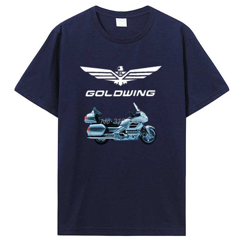 Motorcycle Graphic T-Shirt – Cotton Casual Rider Tee