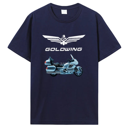 Motorcycle Graphic T-Shirt – Cotton Casual Rider Tee