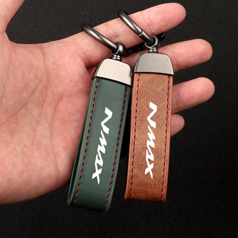 Carbon Fiber Motorcycle Keychain – Split Ring Key Pendant