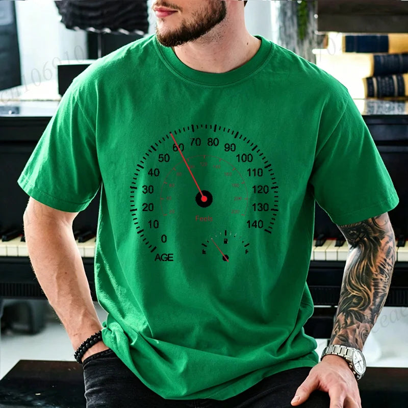 Speedometer Graphic T-Shirt – Funny Car & Moto Enthusiast Tee