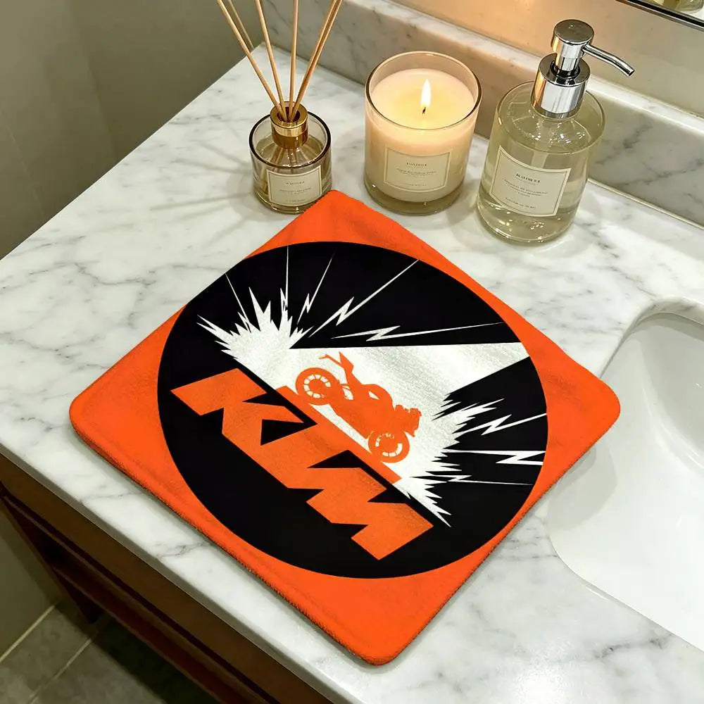 Serviette à main suspendue à motif moto – Tissu absorbant pour la cuisine et la salle de bains