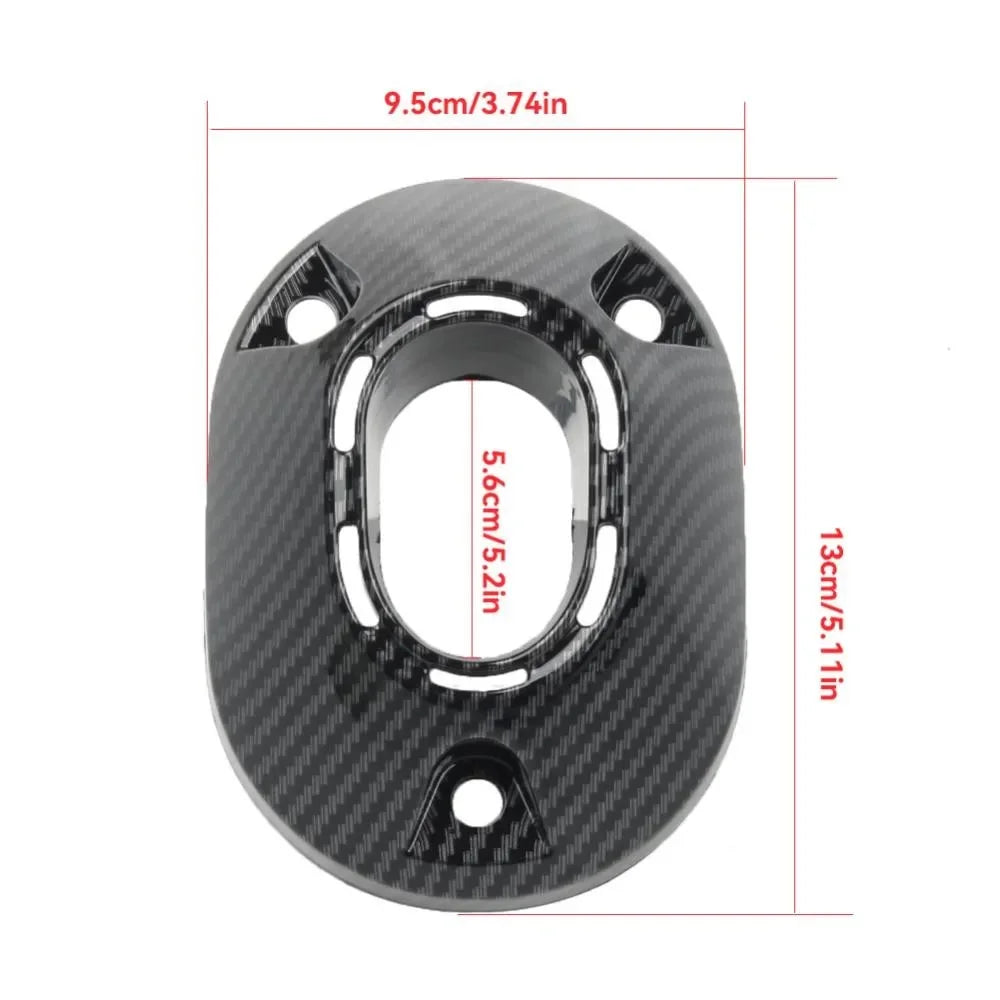 Motorcycle Muffler Tip Cover – Carbon Fiber Style Exhaust Garnish