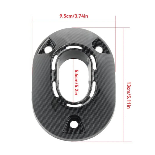Motorcycle Muffler Tip Cover – Carbon Fiber Style Exhaust Garnish