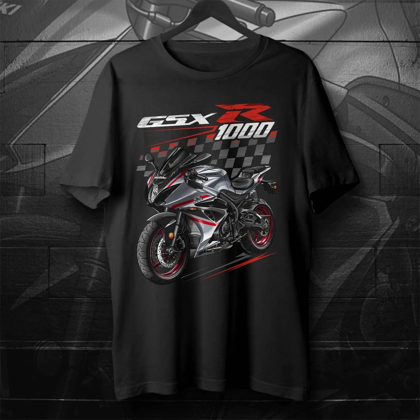 Motorcycle Graphic T-Shirt – 100% Cotton Short Sleeve Tee