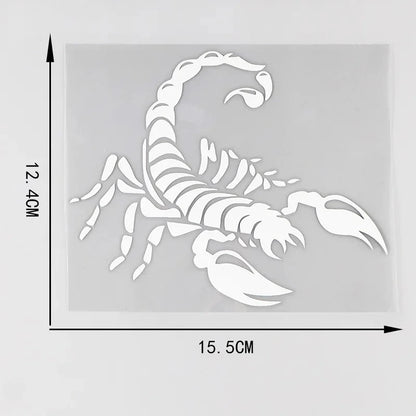 Scorpion Motorcycle & Car Vinyl Sticker – Waterproof Decal