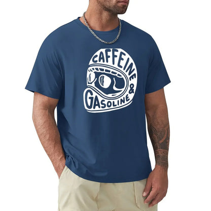 カフェイン＆ガソリン モトグラフィックTシャツ — 100%コットン | S–6XL | 11色