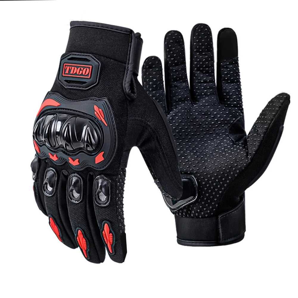 Breathable Full Finger Motorcycle Gloves – Racing Dirt Bike Riding Gloves
