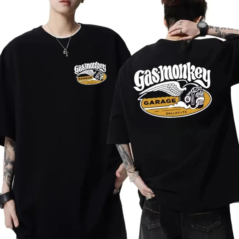 Vintage Garage Graphic T-Shirt – Unisex Cotton Short Sleeve Tee