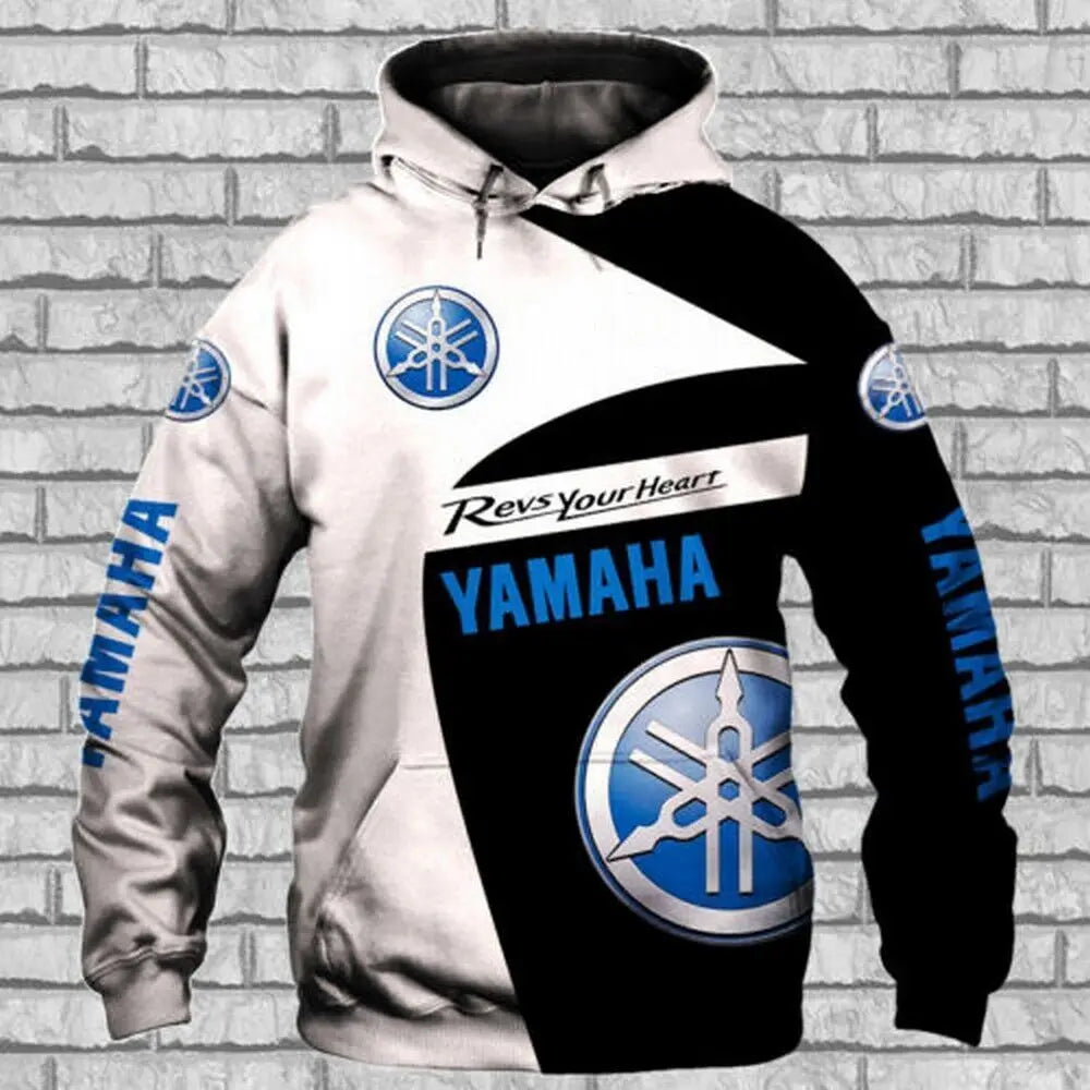 Motorcycle Off-Road Skull Print Hoodie | Men's & Women's Moto Sweatshirt
