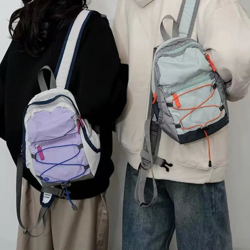 Mini zaino unisex – Zaino leggero in nylon da viaggio e per esterni