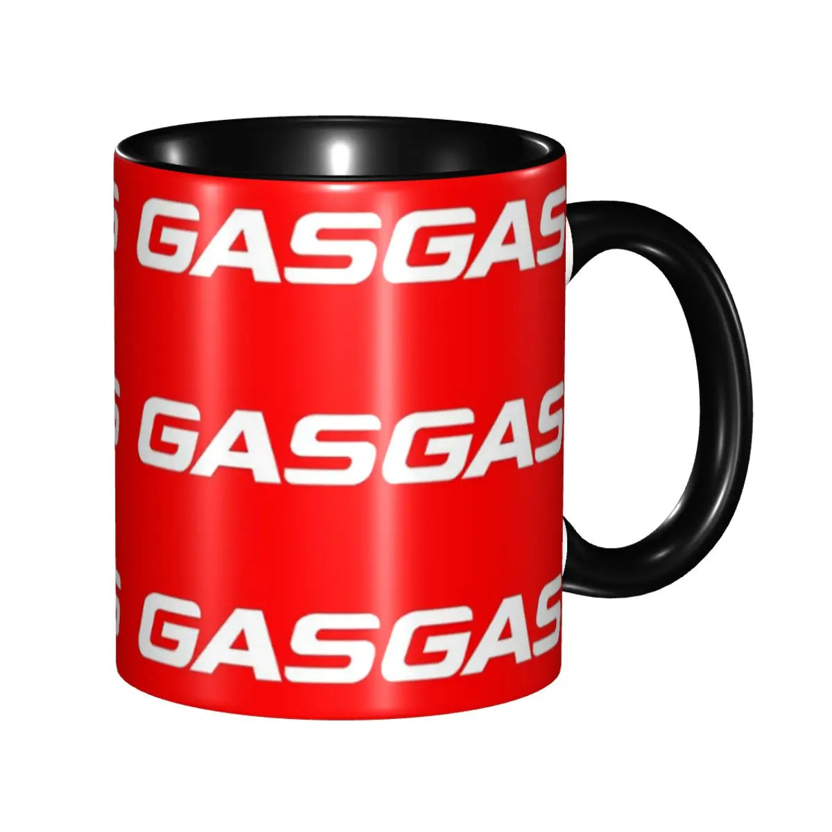 GAS Motorcycle Mug – Ceramic Coffee Cup Gift for Riders