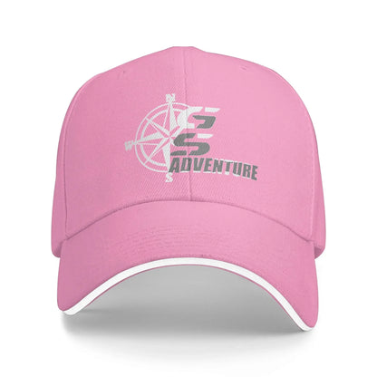 Motorcycle Outdoor Snapback Cap — Sun Protection, Adjustable, 8 Colors