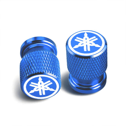 CNC Aluminum Motorcycle Tyre Valve Stem Caps – Set of 2