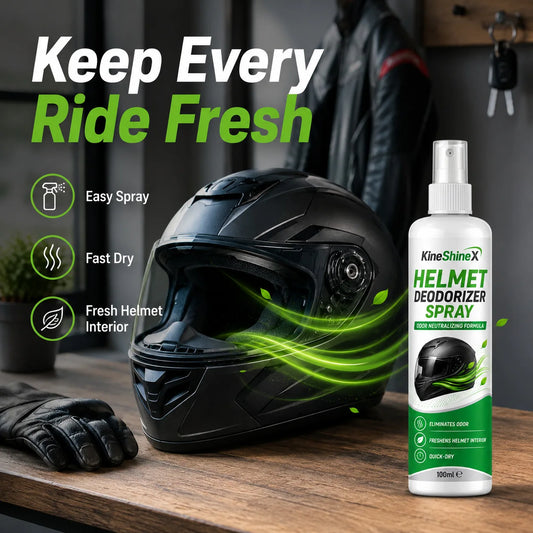 Helmet Deodorizer Spray – Odor Neutralizing Formula for Motorcycle & Sports Helmets