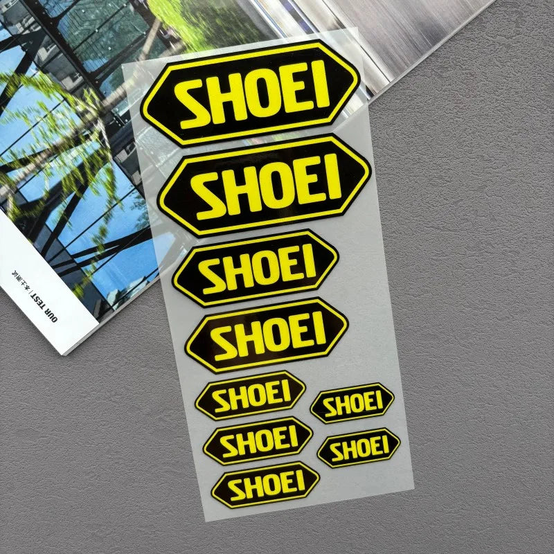 Reflective Motorcycle Helmet Sticker Set – Waterproof PVC Decal
