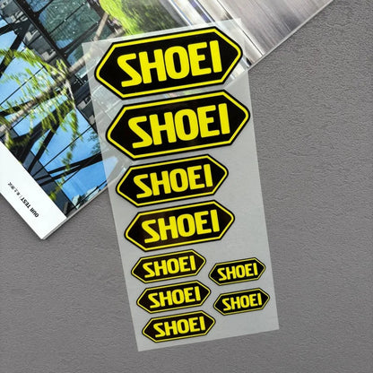 Reflective Motorcycle Helmet Sticker Set – Waterproof PVC Decal