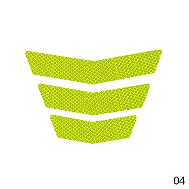 Reflective Motorcycle Arrow Stickers – Set of 3 | PVC Decal Tape