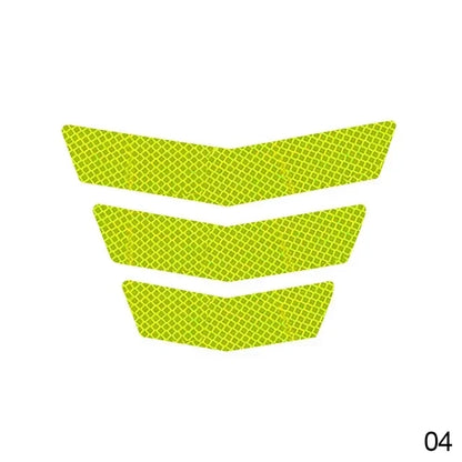 Reflective Motorcycle Arrow Stickers – Set of 3 | PVC Decal Tape