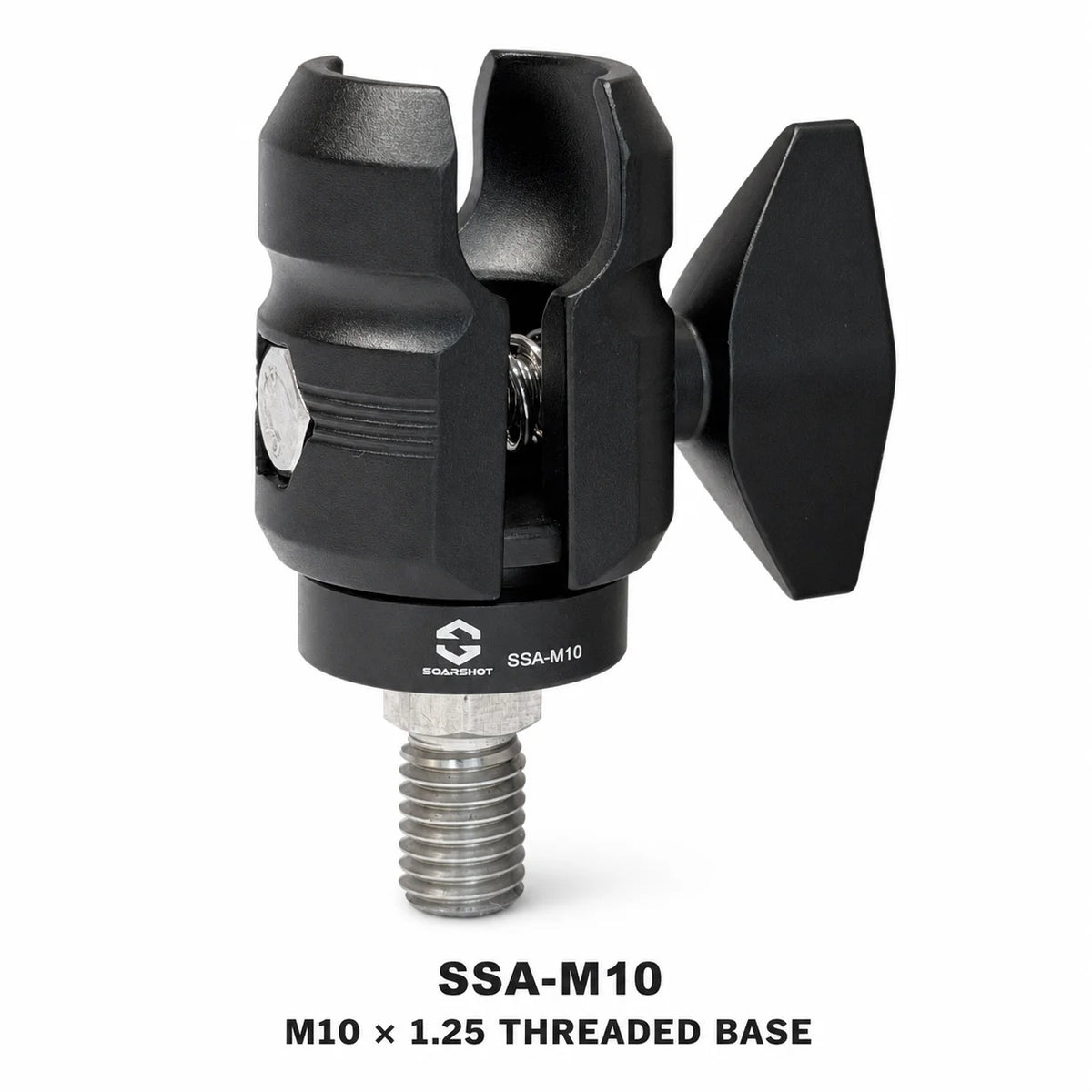 1-Inch Ball Handlebar Clamp Mount with Single Socket Arm
