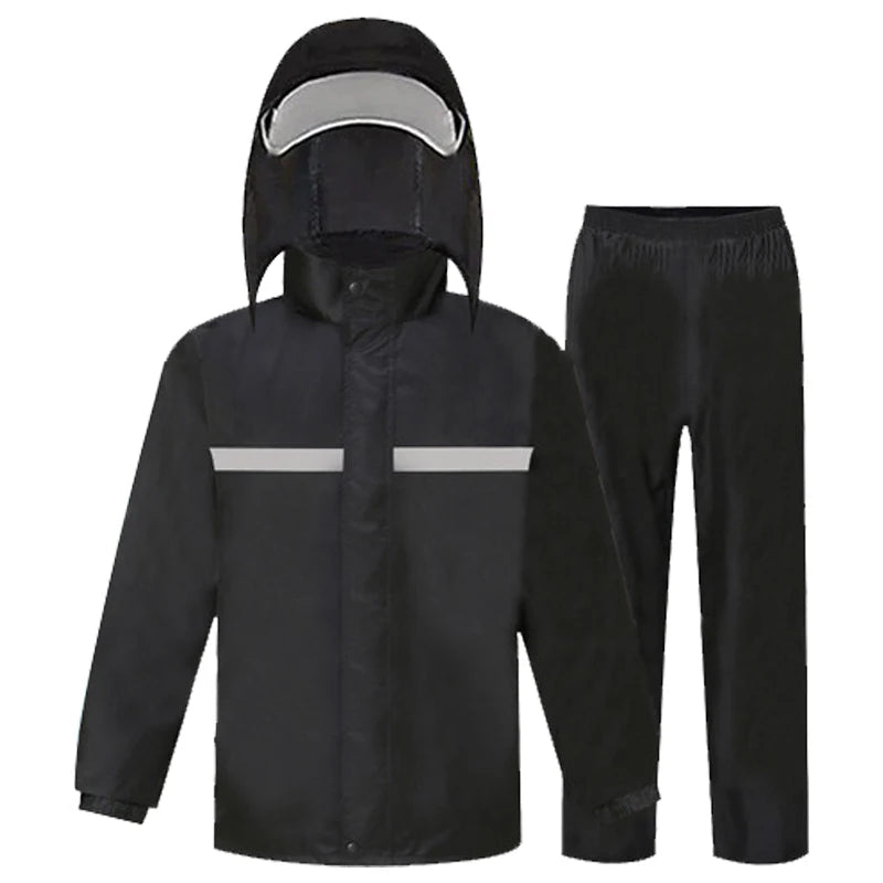 Motorcycle Rain Suit – Full Body Waterproof Jacket & Pants