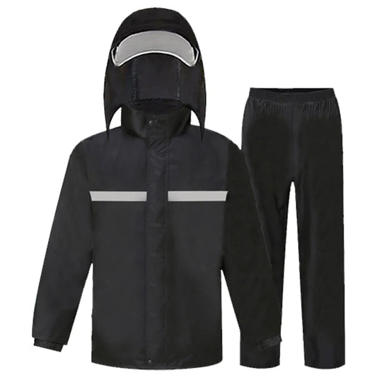 Motorcycle Rain Suit – Full Body Waterproof Jacket & Pants