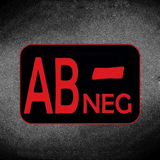 Blood Type Medical Alert Sticker – Waterproof Vinyl Helmet & Car Decal