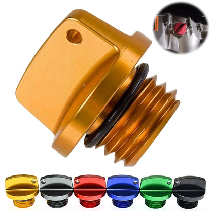 Aluminum Engine Oil Filler Cap – M20×2.5 Anodized Safety Wire Ready