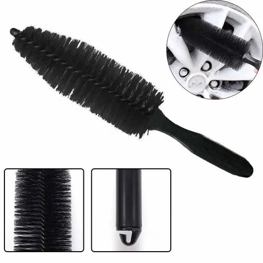 Conical Wheel Hub Cleaning Brush – Rim Scrubber for Car, Motorcycle & Bicycle