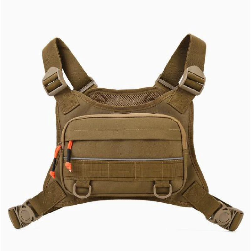 Sac de poitrine pour moto – Sac-harnais de gilet tactique
