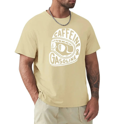 カフェイン＆ガソリン モトグラフィックTシャツ — 100%コットン | S–6XL | 11色