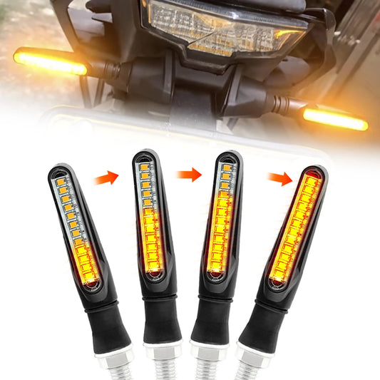 Flowing Water LED Motorcycle Turn Signal – DRL Brake Tail Indicator Light