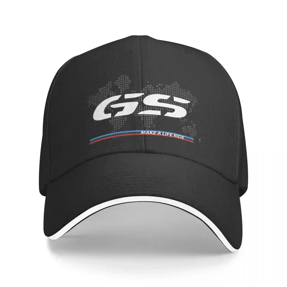 Motorcycle Trucker Hat — Breathable Mesh Baseball Cap, 10 Styles
