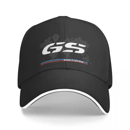 Motorcycle Trucker Hat — Breathable Mesh Baseball Cap, 10 Styles