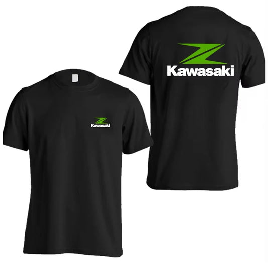 Motorcycle Logo Cotton T-Shirt – Unisex Street Casual Tee