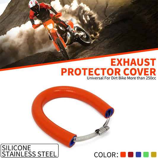 Protector térmico del escape – Cubierta protectora de silicona resistente a altas temperaturas