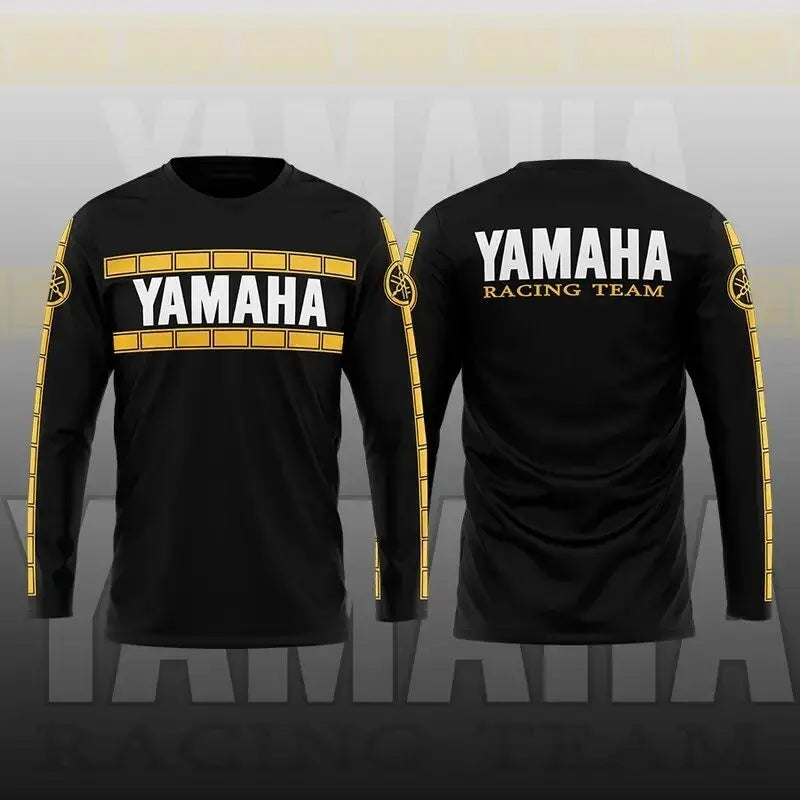 Motorsport Racing Team Long Sleeve Tee – Breathable Quick-Dry Moto Shirt