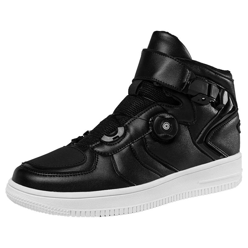Unisex Breathable Motorcycle Boots – Mid-Calf Motocross Riding Shoes