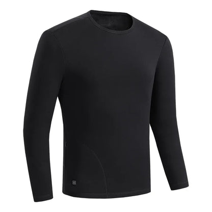 USB Heated Thermal Base Layer Top – Electric Heating Underwear for Men & Women